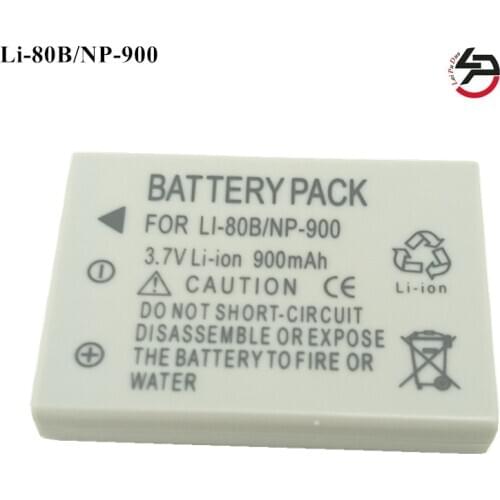 For Olympus Li80B Li-80B NP-900 T100 X960 T-100 X-960 DC-5080 DC C500 DC E43 100% brand new Replacement Camera Battery 900mah