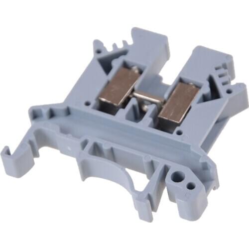 10pcs Wire Terminal blocks UK-2.5B universal DIN rail lug plate Wiring Cable row connection copper DIN rail mounted UK2.5B
