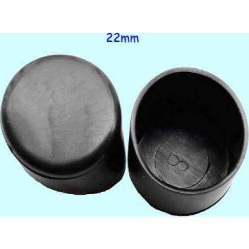 22mm Round cover Cap Thiner type wall thickness 1mm height 20mm pipe tube table leg feet pad, 7/8 Inch