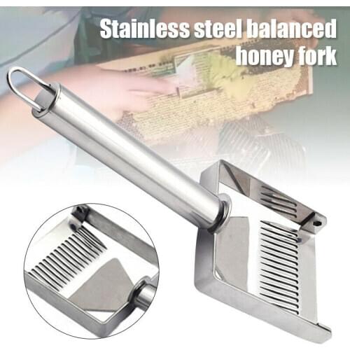 Multifunction Stainless Steel Beekeeping Tools Uncapping Fork Suitable for Beekeeping Tool Honey Honeycomb Scraper