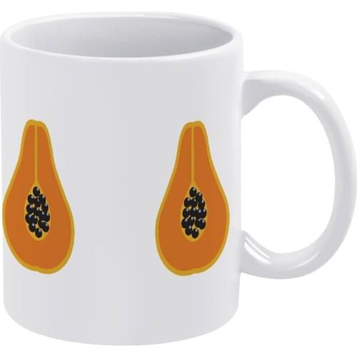 Papaya Mug Creative Mug Novelty Porcelain Drinking Cups