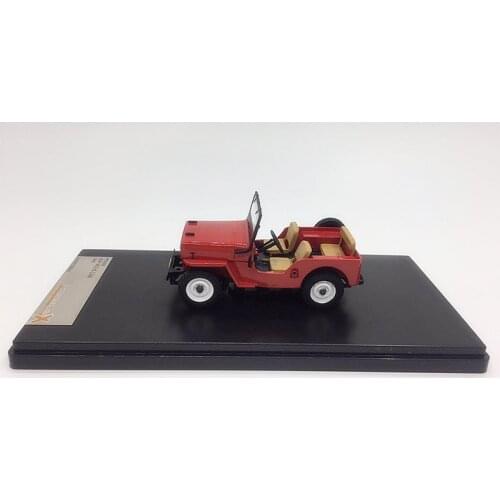PREMIUM X 1:43 JEEP WILLYS CJ3B Die-cast Toy Models Metal Model Car Collection Cars Collectibles Gift