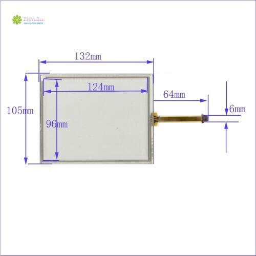 5.7inch TP405 4 lins Touch Screen this is compatible 132mm*105mm sensor glass the lines width 6mm Freeshipping 132*105