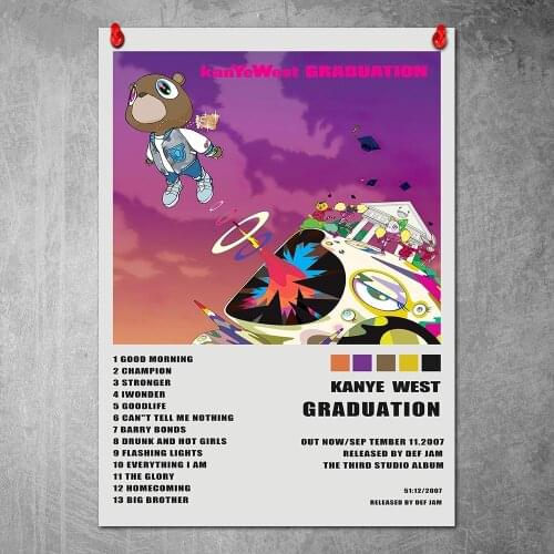 Modern Canvas Poster KANYE WEST Wall Art Painting Nordic Posters and Prints Wall Pictures for Home Decor No Frame