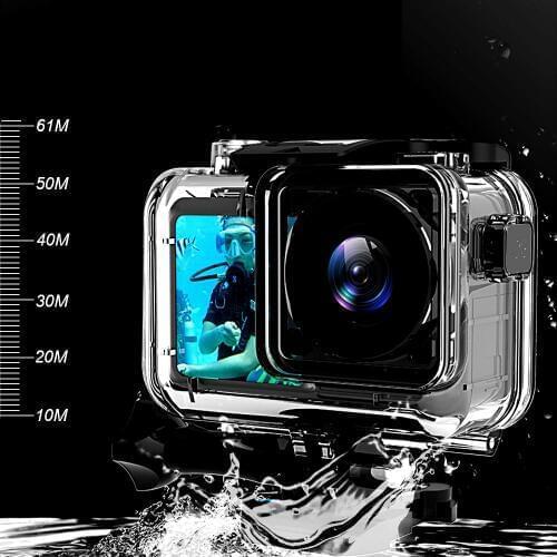 60m Diving Underwater Waterproof Shell Case Housing for DJI Osmo Action Sport Camera