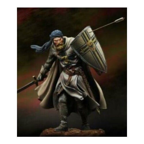 1/24 Assembly Resin Figure Kit Knight Warrior 75mm