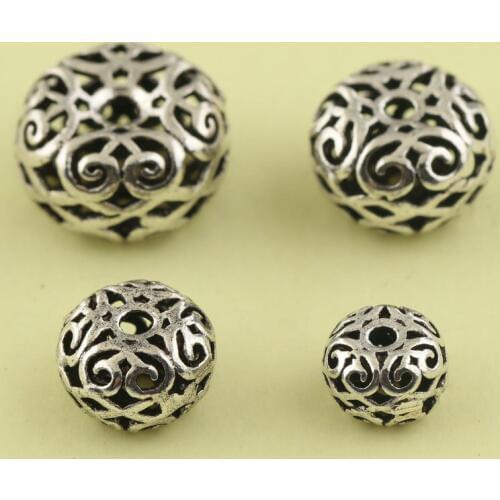 100% 925 Silver Lucky Symbol Bead Sterling Silver Good Luck Symbol Beads Pure Silver DIY Jewelry Beads Jewelry Accessories