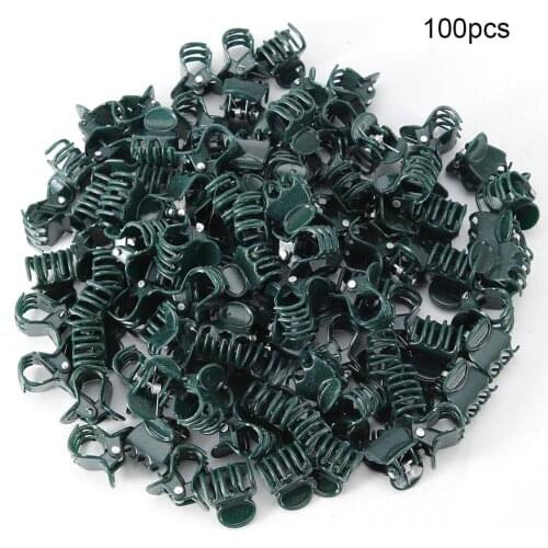 100PCS Mini Plant Clips Garden Flower Plant Support for Orchid Daisy Stems support flower to grow in good condition