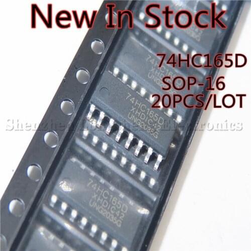 20PCS/LOT new 74HC165 74HC165D SOP-16 High Speed CMOS Device Logic-Shift Register