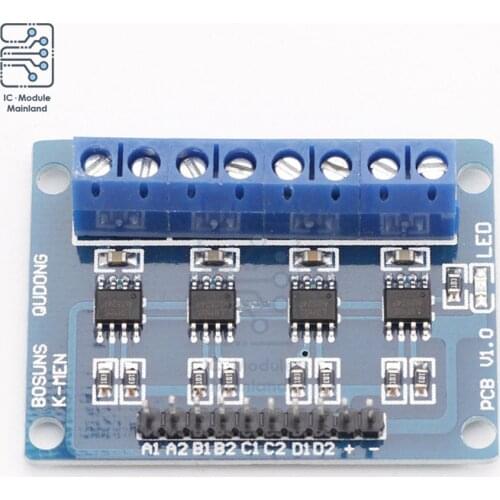 4 Channel L9110 Motor Drive Board 4 CH Bridge DC Motor L9110 Drive Module Stepper Motor Driver Board for Arduino