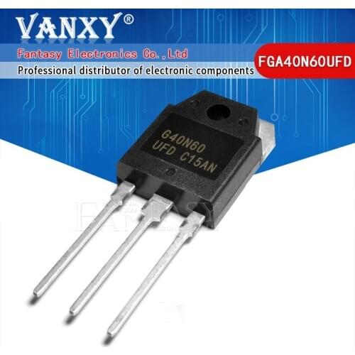5pcs FGA40N60UFD TO-3P TO247 FGA40N60 G40N60 UFD TO-247 IGBT FGA40N60UFDTU
