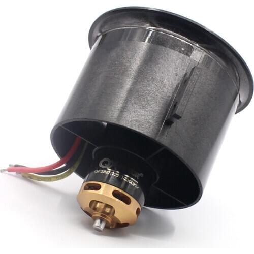 70mm Ducted fan 6 EDF QF2827 Motor 2300KV/ 3500KV /3800kV Brushless Motor for RC Quadcopter Airplanes