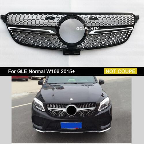 GOLFLIATH diamond grille Suitbale for Mercedes Benz GLE W166 2015 2016 2017 front mesh front grille GLE gle400 gle450