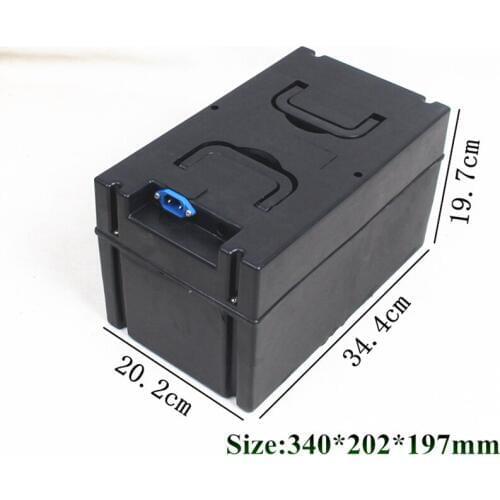 Free Shipping 1500W Electric Bike Battery 48V 25AH rectangle Lithium ion battery 20Ah 30Ah with Case 30A BMS 54.6V 5A Charger
