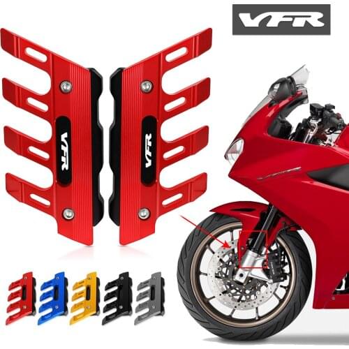 FOR Honda VFR750 VFR800 VFR 800 F VFR800F VFR1200x Motorcycle CNC mudguard side protection block front fender anti-fall slider