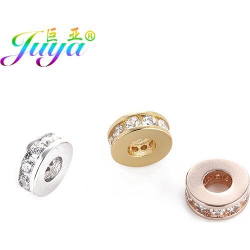 10mm Perles Decoration Metal Spacer Charm Beads Accessories For Women Men Natural Stones Pearls Beadwork Jewelry Making