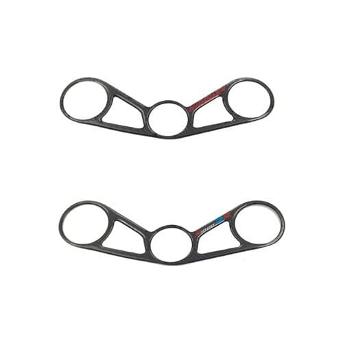 For BMW S1000RR S1000 RR 2009 - 2014 Motorcycle Carbon Fiber Decal Sticker Pad Triple Tree Top Clamp Upper Front Protector 09-14