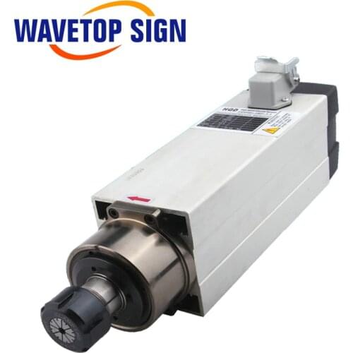 WaveTopSign GDF46-18Z-3.5KW Air Cooled Spindle Motor 220V 12A 300HZ Collet ER25 18000RPM WT02032110
