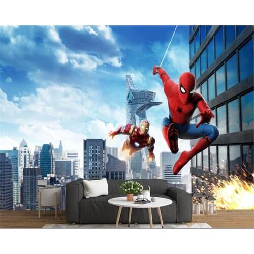 Beibehang paintingCustomized modern fashion wallpaper cartoon anime wall stickers children background wallpaper home decoration