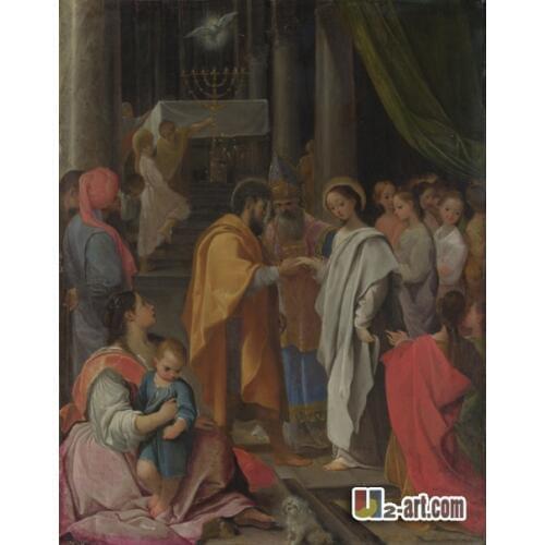 Canvas Prints ( Ludovico Carracci ) wholesale home decorate modern oil painting reproduction printed on canvas Religion-231