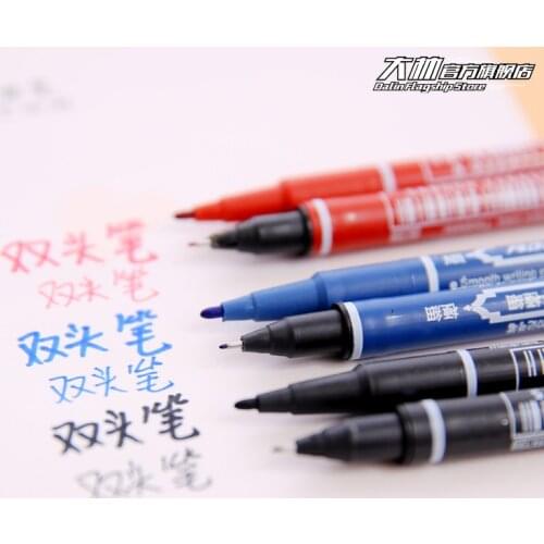 Model modification Marker pen Water-based pen Large and small double-end pen Very fine repair hook line Action Figure Model Toys