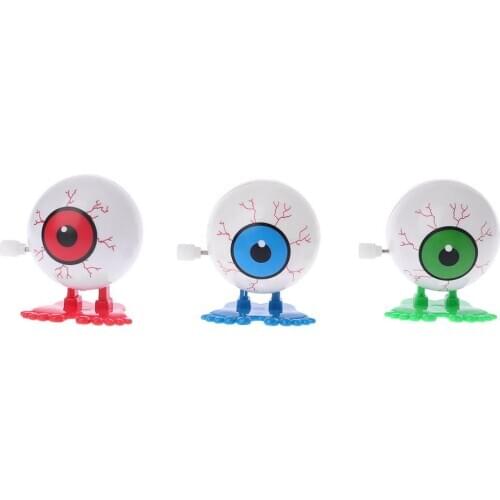 Halloween Clockwork Jumping Eyeball Mechanical Educational Toy Prank Game Supply