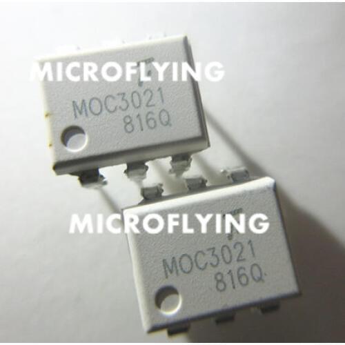 20PCS MOC3021 DIP optocoupler DC input triac thyristor output New Original