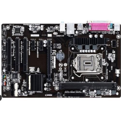 Original motherboard Gigabyte GA-H81-D3 LGA 1150 DDR3 H81-D3 for I3 I5 I7 16GB USB3.0 H81 Desktop motherboard Free shipping
