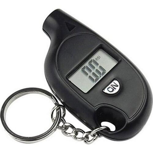 2-150 PSI Car Tire Pressure Gauge LCD Backlight Digital Display Portable Keychain Mini Motorcycle Car Tire Pressure Tester