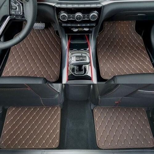 WLMWL General leather car mat for Mercedes Benz All Models E class GLK GLC S600 400 SL W212 W211 SLK auto accessories