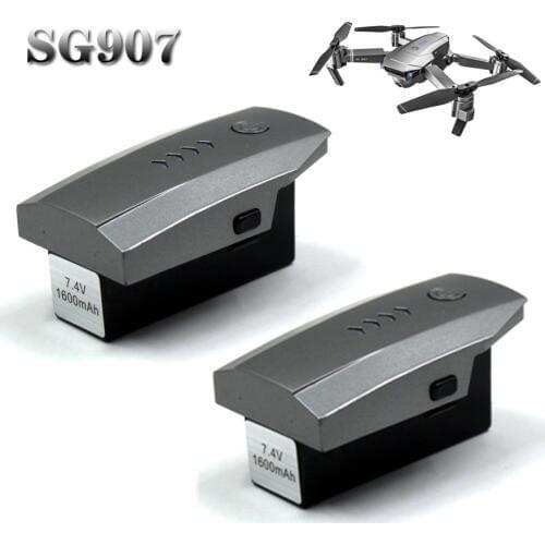 1/2/3Pcs Original 7.4V 1600mAh Lithium Battery For SG907 SG-907 Drones 5G GPS Smart Anti-Shake RC Quadcopter Spare Parts