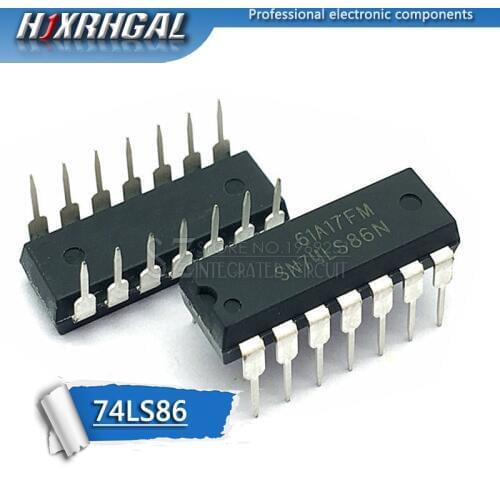 10PCS HD74LS86P DIP14 HD74LS86 DIP SN74LS86N DIP-14 74LS86 SN74LS86AN new and original IC HJXRHGAL