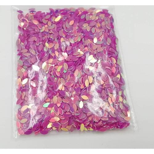100g Eye Shape PVC Sequin Glitter Sparkle for Acrylic UV nail, Nail Art Paillettes Decoration Slime Diy Supplies