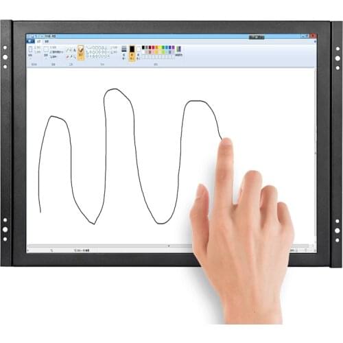 15 Inch Industrial Grade Touch Screen Monitor 1024*768 Industrial Monitor Mount
