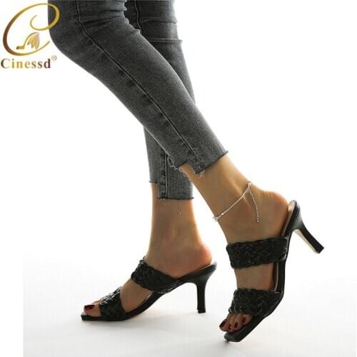 2020 New Arrival Black Color Elegant Women Wedding Shoes Open Toe Ladies Sandals Shoes Party Wedding Shoes