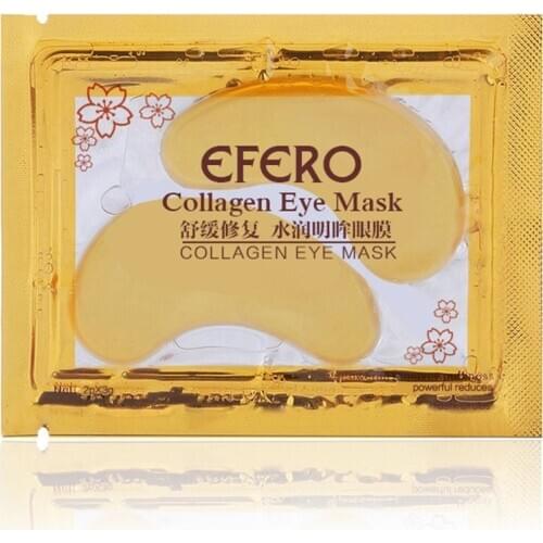 24K Gold Mask Collagen Eye Mask Anti-Aging Anti Wrinkle Removal Dark Circle Eye Patches for Face Mask Skin Care