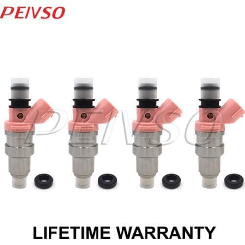 4x 23209-11050 23250-11050 fuel injector for TOYOTA JP COROLLA 91~02 SPRINTER 91~02 1.3L 4EFE