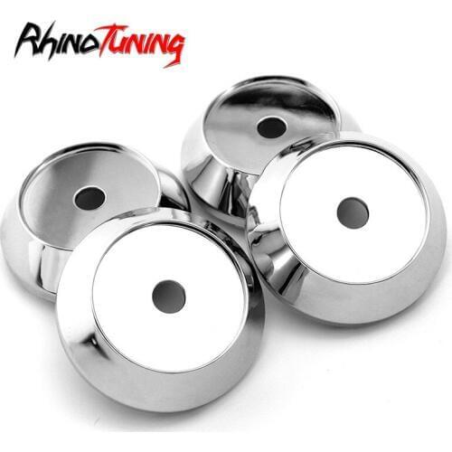 65mm 60mm 4pcs Car Wheel Center Caps Chrome Emblem Fit For Work Emotion XT7 TSW Wheel Rays TE37 CE28N Rim Cover Alloy