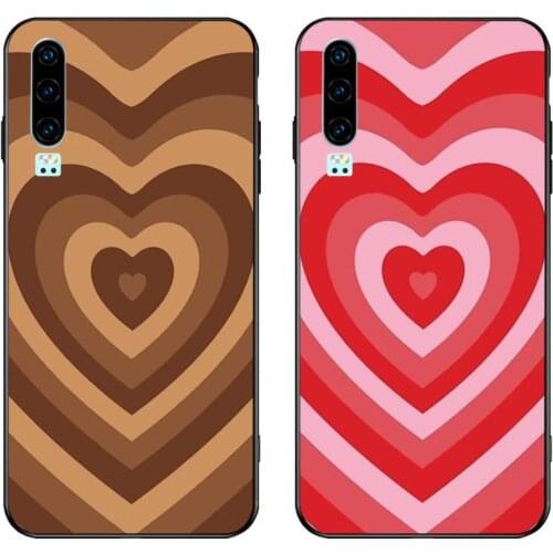 Latte Love Coffee Heart Phone Case for Huawei Honor 30 20 10 9 8 8x 8c v30 Lite view pro