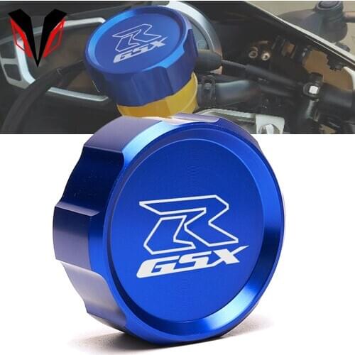 For Suzuki Gsxr 600 GSX-R 750 GSXR600 GSX R 750 1000 Moto CNC Front Brake Fluid Cap Master Cylinder Reservoir Cover