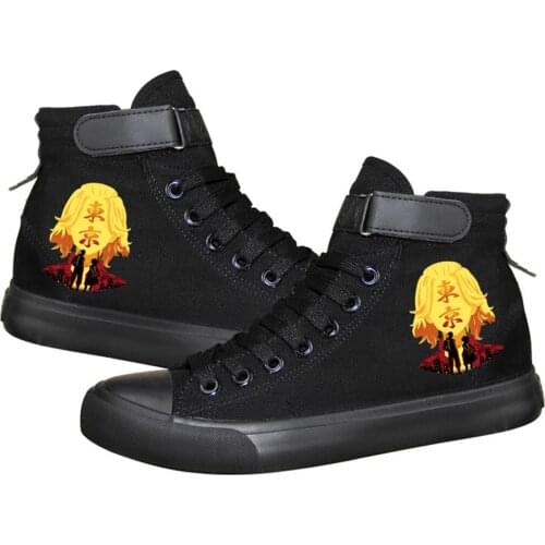 Tokyo Revengers Manjiro Sano Casual Canvas Shoes Plimsolls Student Flats Bottom Shoes Sneakers