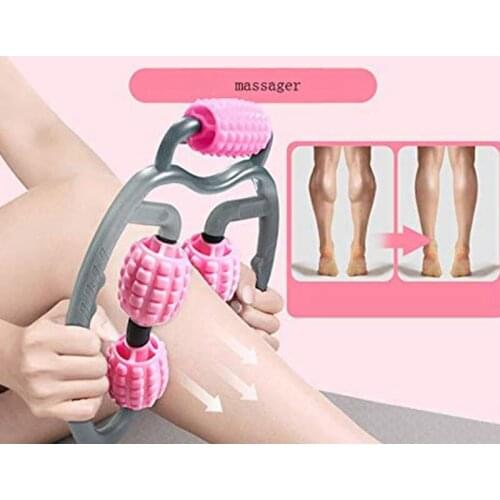Ring Clip Leg Muscle Massager Foam Roller Relaxation Calf Waist Yoga Pilates Fitness Equipment Home Gym Sports