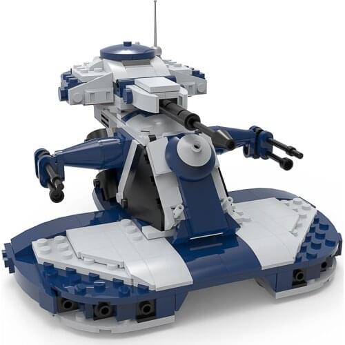 MOC 75283 AAT Tank Building Blocks Set Space Wars Armored Assault Vehicle Bricks Idea Assemble Toys For Children Birthday Gifts