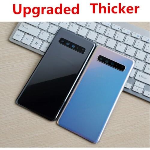 S10 5G Housing For Samsung Galaxy S10 5G G977 Battery Cover Repair Replace Back Door Phone Rear Case + Logo