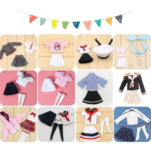 ICY DBS Blyth doll 1/6 bjd pleated skirt skirt suit clothes doll toy gift