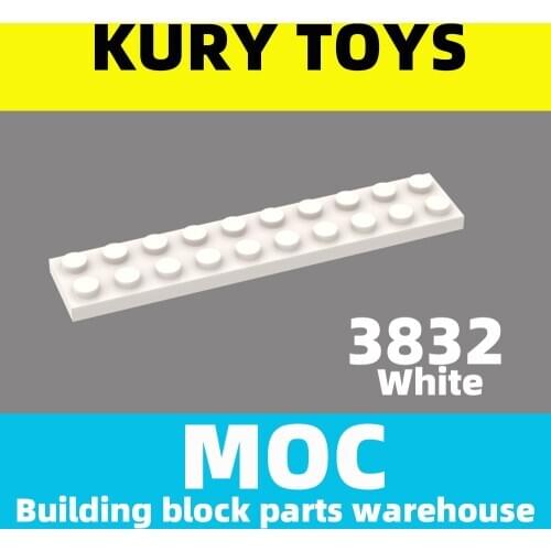 Kury Toys DIY MOC For 3832 100pcs Building block parts For Plate 2 x 10 For toy brick