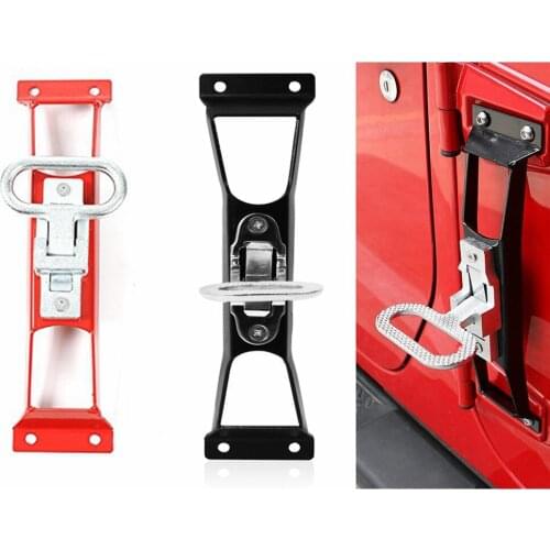 Metal Folding Door Hinges Foot Peg Rest Pedal for Jeep Wrangler JK & Unlimited Car Accessories JK Wrangler 2007-2018