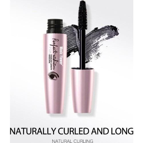 Music Flower Mascara Slender Thick Curling Naturally Extension Non-smudge Long-lasting Waterproof Mascara Portable Eyes Cosmetic