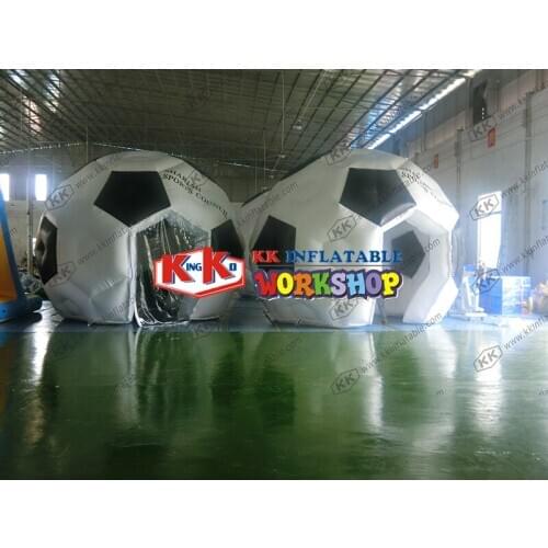 New design inflatable clear football room tent for restaurant hotel pub,Football shape inflatable dome tent
