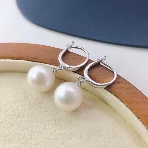 New 925 Sterling Silver Earrings Findings Settings Base Mountings Parts Mounts for Coral Pearls Agate Crystal Stones Beads
